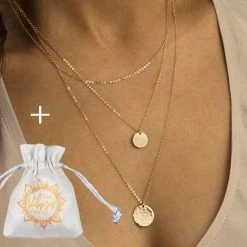 Nieuw 👍 Chic By Lirette 3 Dubbele Stalen Layer Ketting - Gehamerd- RVS - Muntjes Reliëf - Rosé Goud - 38+5 / 42+8 Cm - 3 Kettingen Set Inc. Sieradenzakje 🔔 13 Nieuw 👍 Chic By Lirette 3 Dubbele Stalen Layer Ketting - Gehamerd- RVS - Muntjes Reliëf - Rosé Goud - 38+5 / 42+8 Cm - 3 Kettingen Set Inc. Sieradenzakje 🔔 -Sieraden-horloges Winkel 550x550 413