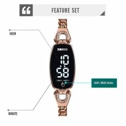 Groothandel 😉 WiseGoods WSS698 Luxe Dames Horloge Met Touch - Vrouwenhorloge - Smartwatch - Fashion - Rose Gold & Kristal - Waterdicht - RVS ✨ -Sieraden-horloges Winkel 550x550 436