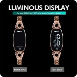 Groothandel 😉 WiseGoods WSS698 Luxe Dames Horloge Met Touch - Vrouwenhorloge - Smartwatch - Fashion - Rose Gold & Kristal - Waterdicht - RVS ✨ -Sieraden-horloges Winkel 550x550 438