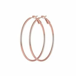 Gloednieuw 🔥 Joboly Grote Ronde Ringen Oorbellen Maat 4cm - Dames - Roségoudkleurig 🌟