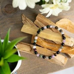 Beste Pirce 🛒 Spiru Edelstenen Armband Toermalijn Mix (6 Mm) ⌛ -Sieraden-horloges Winkel 550x550 468