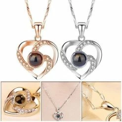 Gloednieuw ✨ Bohm&Jager Zilveren Liefde's Hart 100 Talen Ik Hou Van Je Ketting - Zilver Ketting - I Love You Ketting - Cadeau TIP - LIMITED EDITION ⭐ -Sieraden-horloges Winkel 550x550 483