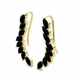 Aanbiedingen 🛒 Yolora Dames Oorbellen - Kalpa Camaka Kristallen - Goudkleurig - Zwart Kristal - 18K Geelgoud Verguld - Vrouwen Oorhangers Goud - Sieraden - Luxe Giftbox - Geschenkdoos - Cadeau Doos - Exclusieve Geschenkverpakking - Mooie Cadeauverpakking ✔️ -Sieraden-horloges Winkel 550x550 491