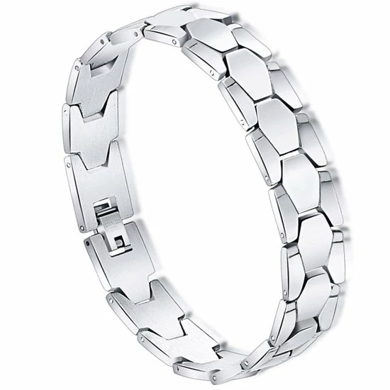 Goedkoop π Victorious Stalen Armband – Heren Armband – Dames Armband – RVS Roestvrij Staal Gepolijst – Zilver – 22cm π 3 Goedkoop π Victorious Stalen Armband – Heren Armband – Dames Armband – RVS Roestvrij Staal Gepolijst – Zilver – 22cm π