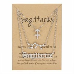 Beste recensies van 💯 Bixorp Stars 3 Boogschutter / Sagittarius Kettingen Zilverkleurig - Sterrenbeeld Hanger - Cadeau Voor Haar - Cadeau Voor Sinterklaas - Cadeau Voor Kerst 🥰