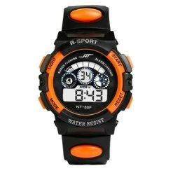 Beste deal 👏 Fako® - Kinderhorloge - Sport New Tech Classic - Oranje 🔥