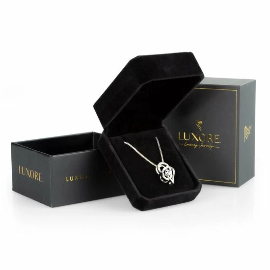 Begroting 😉 Luxore® “I Love You To The Moon And Back” Ketting - Cadeautje Voor Vrouw – Liefdes Verrassing - Geschenkset - Zilver 👏 7 Begroting 😉 Luxore® “I Love You To The Moon And Back” Ketting - Cadeautje Voor Vrouw – Liefdes Verrassing - Geschenkset - Zilver 👏 - Afbeelding 5