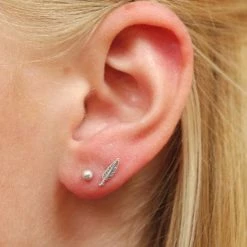 Top 10 ๐งจ House Of Jewels - Kleine Veer Oorknopjes | Oorbellen - 925 Zilver ๐