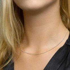 Groothandel 🧨 YO&NO - Ketting - Zilver - Venetiaans - 1.1mm - 45cm - Sieraden Vrouw - Heren - Gerhodineerd - Zilver 925 🔥 -Sieraden-horloges Winkel 550x550 654