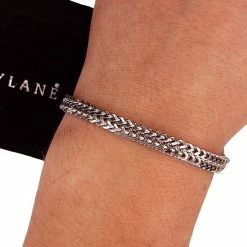 Promo ⭐ Rhylane – Bali Armband – Staal In Kleur Zilver – 21 Cm ✨ 8 Promo ⭐ Rhylane – Bali Armband – Staal In Kleur Zilver – 21 Cm ✨ -Sieraden-horloges Winkel 550x550 657