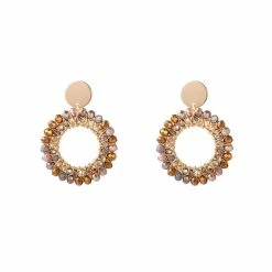 Goedkoopste ✔️ Go Dutch Label Oorknoppen Open Zon Met Kralen E2030-7 🔔