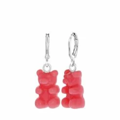 Coupon 🌟 Lucardi Bijoux Oorbellen Met Hanger Beer Koraal 🧨