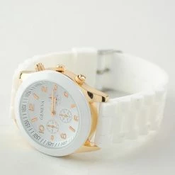 Beste recensies van 🌟 Geneva Siliconen Wit Horloge - Fashion Favorite ❤️ -Sieraden-horloges Winkel 550x550 769