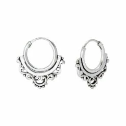 Beste deal ❤️ Zilver 10mm Boho Bali Oorringen | Oorbellen Dames Zilver | Ear Hoops | Zilverana | Sterling 925 Silver 🌟