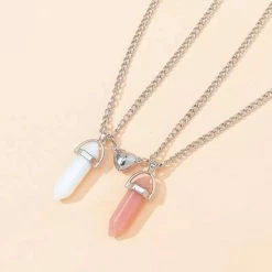 Begroting ⌛ EmmyRovi Vriendschap Armband Op Kaart | Sieraden | Magneet | Groen / Blauw | BFF Ketting Liefde / Vriendschap | Sinterklaas / Kerst / Feestdagen Trendy Cadeau | Hanger 🧨 -Sieraden-horloges Winkel 550x550 795