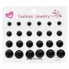 Promo 🌟 Fako Bijoux® - Oorbellen - Parel - Acryl - Zwart - 12 Paar 🛒 -Sieraden-horloges Winkel 550x550 807
