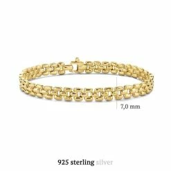 Uitgang π₯° Parte Di Me Bibbiena Poppi Dames Armband Gouden Plating;Zilver - Goudkleurig π― 12 Uitgang π₯° Parte Di Me Bibbiena Poppi Dames Armband Gouden Plating;Zilver - Goudkleurig π― -Sieraden-horloges Winkel 550x550 828