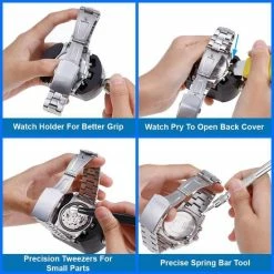 Beste Pirce ✔️ MMOBIEL 144-delige Precisie Reparatie Set / Toolkit Voor Horloge Reparatie 👏 -Sieraden-horloges Winkel 550x550 843