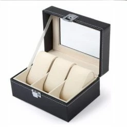 Beste recensies van ๐ Merkloos Horlogebox - Zwart - Leer - Geschikt Voor 3 Horloges ๐