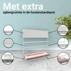 Coupon ❤️ Staalsmid® - Oorbellenrekje Wit – 144 Gaatjes – Oorbellenhouder – Oorbellen Display – Oorbellen Opbergen – Oorbellenstandaard – Oorbellenrek – Oorbellen Rekje 👍 -Sieraden-horloges Winkel 550x550 911