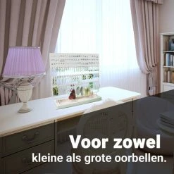 Coupon ❤️ Staalsmid® - Oorbellenrekje Wit – 144 Gaatjes – Oorbellenhouder – Oorbellen Display – Oorbellen Opbergen – Oorbellenstandaard – Oorbellenrek – Oorbellen Rekje 👍 -Sieraden-horloges Winkel 550x550 914