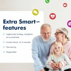 Begroting 👏 WatchToCare WTC 45S - Smartwatch - GPS Horloge - Alarmknop Ouderen - Senioren Alarm - Ouderenzorg - Valdetectie - Alzheimer - Dementie Patiënten - Alarmknop - Videobellen - Noodknop - KPN Sim Met €10 Tegoed, Geen Abonnement - Horlogeband Bruin Leer ⌛ -Sieraden-horloges Winkel 550x550 951