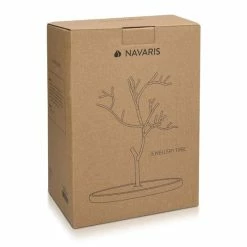 Hete verkoop ✔️ Navaris Sieradenboom Van Bamboe En Metaal - Sieradenstandaard Voor Kettingen, Oorbellen & Ringen - Decoratieve Sieradenhouder - 25 Cm Hoog ✔️ -Sieraden-horloges Winkel 550x550 962