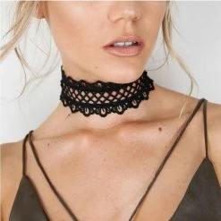 Coupon 👏 Ardran & Tookar Brede Kanten Choker - Ketting - Collier - 31 + 8 Cm - 1 Stuks 🧨 -Sieraden-horloges Winkel 550x551 4