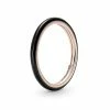 Hete verkoop 🔔 PANDORA PANDORA ME, BLACK ENAMEL STACKABLE RING 189655C01 Maat 52 🥰