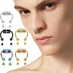 Beste recensies van ⭐ Lili 41 Fake – Multi - Kleur - RVS - Neus - Oor - Piercing / Ringen Voor Vrouwen En Mannen - Magnetische - Nep -Piercing 🌟 -Sieraden-horloges Winkel 550x555 5