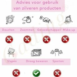 Goedkoopste ⭐ Gading®Oorknopjes Zilveren Dames - Oorknoppen Met Roos- Goud Oorknoppen-6mm - 925 Zilver 🌟 -Sieraden-horloges Winkel 550x556 7