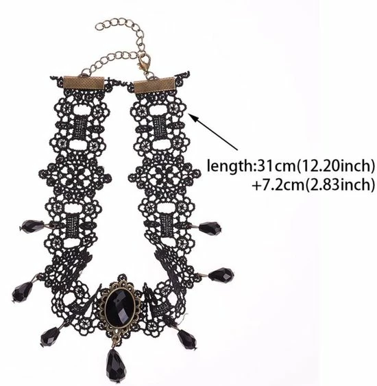 Beste recensies van 🧨 Ardran & Tookar Gothic Choker Zwarte Robijn - Festival Punk Ketting - Druppel Zwart Gevlochten - 37 Cm - 1 Stuks 🤩 8 Beste recensies van 🧨 Ardran & Tookar Gothic Choker Zwarte Robijn - Festival Punk Ketting - Druppel Zwart Gevlochten - 37 Cm - 1 Stuks 🤩 - Afbeelding 6