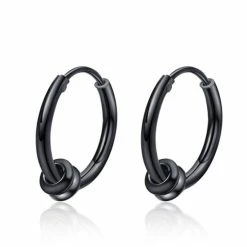 Flash-uitverkoop 🥰 Liefs Jade Oorbellen Dames | Oorbellen Heren | Oorringen | Unisex Oorbellen | 925 Zilver | Oorringen Met Bolletje | Zwarte Oorringen | Cadeau Voor Man | Cadeau Voor Vrouw | Schoencadeautje Sinterklaas | Black Friday 2022 | Kerst | Kerstcadeau Voor Vrouwen 👏