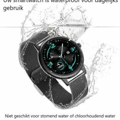 Flash-uitverkoop ✨ Belesy® LOVERS HUG - Smartwatch Dames - Smartwatch Heren - Horloge - Stappenteller - Full Touch – Diverse Wijzerplaten - Bloeddruk - Mutli Sport – Zwart Leer ⌛ -Sieraden-horloges Winkel 550x572 1