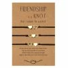 Promo 💯 Bixorp Friends Vriendschapsarmbandjes Voor 3 Met Goudkleurige Kleine Hartjes - BFF Armband Meisjes - Best Friends Armband Vriendschap Cadeau Voor Drie 🧨