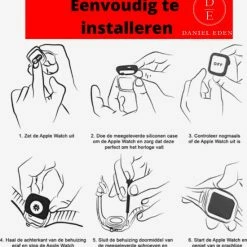 Kopen 🔔 Daniel Eden DanielEden Luxe Apple ⌚ Watch Series Horloge Band - Roestvrij Staal - Zilver - Apple ⌚ Watch Strap - 44 Mm - Stainless Steel Polsband 🔥 -Sieraden-horloges Winkel 550x581