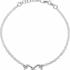 Beste Verkoop ⌛ Glams Armband Infinity 2,0 Mm 17 + 2 Cm - Zilver 🤩 -Sieraden-horloges Winkel 550x598 1
