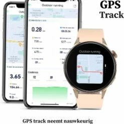 Begroting 👍 AsanyA Smartwatch Dames - Smartwatch - IOS&Android - Activiteit Tracker - Bellen - Draadloos Opladen 🎁 -Sieraden-horloges Winkel 550x606 1