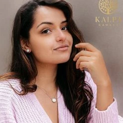 Top 10 👏 Yolora Dames Oorbellen Met Kalpa Camaka Kristallen - Zilverkleurig - 18K Witgoud Verguld - Vrouwen Oorknoppen Zilver - Sieraden - Luxe Giftbox - Geschenkdoos - Cadeau Doos - Exclusieve Geschenkverpakking - Mooie Cadeauverpakking 🔥 -Sieraden-horloges Winkel 550x614 1