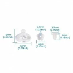 Uitgang 🧨 A-zone Oorbellen Rubbertjes, Oorbel Achterkantjes Zowel Voor Oorhaakjes Als Ook Voor Oorstekers, Oorbel Stoppertjes 😍 -Sieraden-horloges Winkel 550x628 15