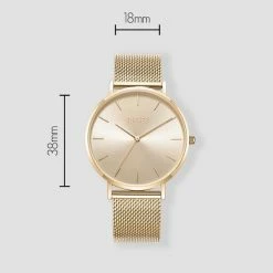 Aanbiedingen 🤩 BURKER ⌚ Watches BURKER Ruby - Rond Dames Polshorloge - Goud - 38 Mm 🔥 -Sieraden-horloges Winkel 550x628 5