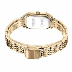 Korting 😍 BURKER ⌚ Watches BURKER Isabell - Rechthoekig Dames Polshorloge - Goud - 28 Mm ⭐ -Sieraden-horloges Winkel 550x628 9
