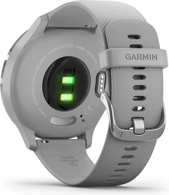 Flash-uitverkoop ⌛ Garmin Vivomove 3 Hybrid Smartwatch - Echte Wijzers - Verborgen Touchscreen - Connected GPS - Silver/Grey ⭐ 22 Flash-uitverkoop ⌛ Garmin Vivomove 3 Hybrid Smartwatch - Echte Wijzers - Verborgen Touchscreen - Connected GPS - Silver/Grey ⭐ - Afbeelding 20