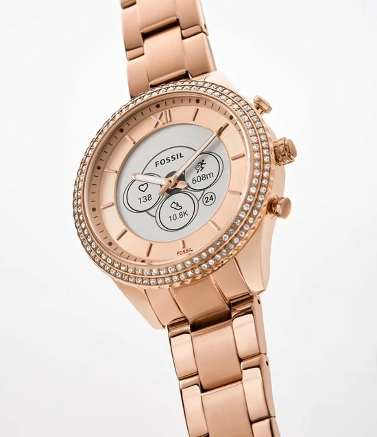 Groothandel ๐ฅ Fossil Gen 6 Hybrid Stella Smartwatch Dames 41 Mm - Roségoud โ 12 Groothandel ๐ฅ Fossil Gen 6 Hybrid Stella Smartwatch Dames 41 Mm - Roségoud โ - Afbeelding 10