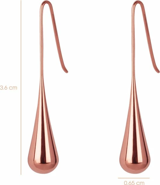 Nieuw π₯ Chic By Lirette - Titanium Druppelvorm Oorbellen - Oorhangers - Rosé Goud Inc. Sieradenzakje βοΈ 7 Nieuw π₯ Chic By Lirette - Titanium Druppelvorm Oorbellen - Oorhangers - Rosé Goud Inc. Sieradenzakje βοΈ - Afbeelding 5