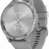 Flash-uitverkoop ⌛ Garmin Vivomove 3 Hybrid Smartwatch - Echte Wijzers - Verborgen Touchscreen - Connected GPS - Silver/Grey ⭐