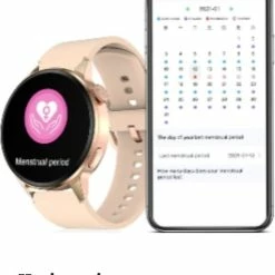 Begroting 👍 AsanyA Smartwatch Dames - Smartwatch - IOS&Android - Activiteit Tracker - Bellen - Draadloos Opladen 🎁 -Sieraden-horloges Winkel 550x651