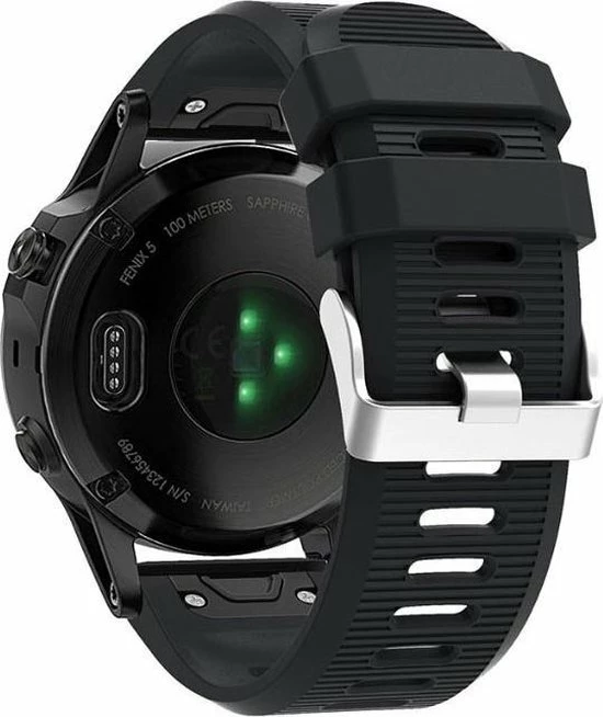Beste deal π Firsttee - Siliconen Horlogeband - EASY FIT - Voor GARMIN - ZWART - 22 MM - Horlogebandjes - Quick Release - Easy Click - Garmin - S60 - S62 - Fenix 5 - Forerunner 935 - Fenix 6 (Pro) - Horloge Bandje - Golfkleding - Golf Accessoires - Cadeau π 4 Beste deal π Firsttee - Siliconen Horlogeband - EASY FIT - Voor GARMIN - ZWART - 22 MM - Horlogebandjes - Quick Release - Easy Click - Garmin - S60 - S62 - Fenix 5 - Forerunner 935 - Fenix 6 (Pro) - Horloge Bandje - Golfkleding - Golf Accessoires - Cadeau π - Afbeelding 2