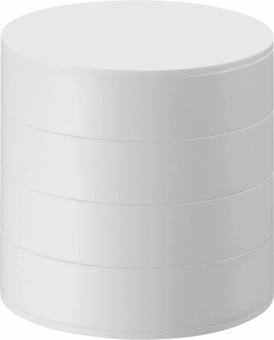 Beste deal 🎁 Yamazaki Sieradendoos Draaibaar Wit - Wit - Decoratief ⭐ 17 Beste deal 🎁 Yamazaki Sieradendoos Draaibaar Wit - Wit - Decoratief ⭐ - Afbeelding 15