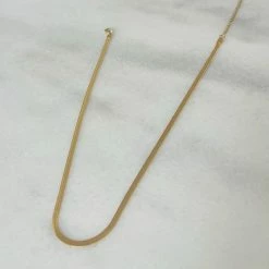 Uitgang 🎁 Marie-Lin Jewelry - Snake Chain Ketting Goud - RVS - 45cm 🥰 -Sieraden-horloges Winkel 550x685 1